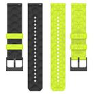 For Xiaomi MI Watch Color 2 22mm Football Pattern Two-Color Silicone Watch Band(Pink+White) - 6