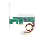 PCI-E to PCI Adapter Card Converter with 4Pin Power Supply - 1