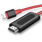 2m 8 Pin to HDMI Adapter Cable Video Sync Screen Converter for iPad iPhone - 2