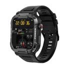 MK66 1.85 inch Color Screen Smart Watch,Support Heart Rate Monitoring / Blood Pressure Monitoring(Black) - 1