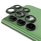 For Samsung Galaxy S23 Ultra ENKAY 9H Rear Camera Lens Aluminium Alloy Tempered Glass Film(Dark Green) - 1