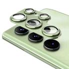 For Samsung Galaxy S23 Ultra ENKAY 9H Rear Camera Lens Aluminium Alloy Tempered Glass Film(Light Green) - 1