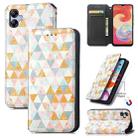 For Samsung Galaxy A04E CaseNeo Colorful Magnetic Leather Phone Case(Rhombus) - 1