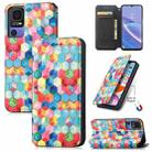 For TCL 40 SE CaseNeo Colorful Magnetic Leather Phone Case(Magic Space) - 1