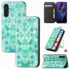 For Tecno Pova 3 CaseNeo Colorful Magnetic Leather Phone Case(Emerald) - 1