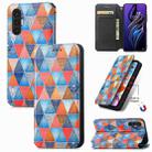 For Tecno Pova 3 CaseNeo Colorful Magnetic Leather Phone Case(Rhombus Mandala) - 1