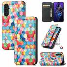 For Tecno Pova 3 CaseNeo Colorful Magnetic Leather Phone Case(Magic Space) - 1