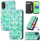 For Tecno Spark 9 Pro CaseNeo Colorful Magnetic Leather Phone Case(Emerald) - 1