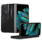 For OPPO Find N2 Crocodile Grain Phone Case(Black) - 1