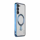 For Samsung Galaxy S23+ 5G ENKAY Electroplated MagSafe Shockproof TPU Phone Case with Lens Film(Dark Blue) - 1