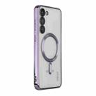For Samsung Galaxy S23+ 5G ENKAY Electroplated MagSafe Shockproof TPU Phone Case with Lens Film(Purple) - 1