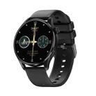 Q3 Max 1.36 inch Color Screen Smart Watch,Silicone Strap,Support Heart Rate Monitoring / Blood Pressure Monitoring(Black) - 1