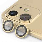 For iPhone 12 / 12 mini ENKAY AR Anti-reflection Camera Lens Glass Full Film(Golden) - 1