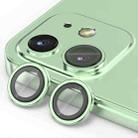 For iPhone 12 / 12 mini ENKAY AR Anti-reflection Camera Lens Glass Full Film(Light Green) - 1