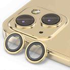 For iPhone 14 / 14 Plus ENKAY AR Anti-reflection Camera Lens Glass Full Film(Golden) - 1