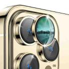 For iPhone 12 Pro ENKAY AR Anti-reflection Camera Lens Glass Full Film(Golden) - 1