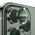 For iPhone 12 Pro ENKAY AR Anti-reflection Camera Lens Glass Full Film(Dark Green) - 1