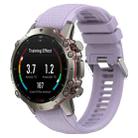 For Amazfit Falcon Dotted Steel Buckle Solid Color Silicone Watch Band(Purple) - 1