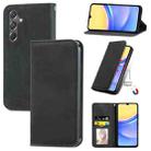 For Samsung Galaxy A15 Retro Skin Feel Magnetic Leather Phone Case(Black) - 1
