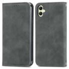For Samsung Galaxy A05 Retro Skin Feel Magnetic Leather Phone Case(Gray) - 1