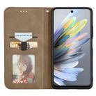 For Samsung Galaxy M35 Retro Skin Feel Magnetic Leather Phone Case(Brown) - 3