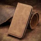 For Samsung Galaxy A06 Retro Skin Feel Magnetic Leather Phone Case(Brown) - 2