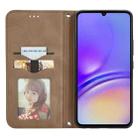 For Samsung Galaxy A06 Retro Skin Feel Magnetic Leather Phone Case(Brown) - 3