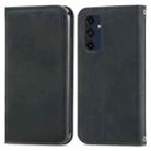 For Samsung Galaxy S24 FE 5G Retro Skin Feel Magnetic Leather Phone Case(Black) - 1