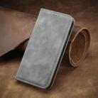 For Samsung Galaxy S24 FE 5G Retro Skin Feel Magnetic Leather Phone Case(Gray) - 2