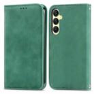 For Samsung Galaxy A25 5G Retro Skin Feel Magnetic Leather Phone Case(Green) - 1