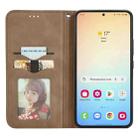 For Samsung Galaxy S25 5G Retro Skin Feel Magnetic Leather Phone Case(Brown) - 3