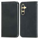 For Samsung Galaxy S25+ 5G Retro Skin Feel Magnetic Leather Phone Case(Black) - 2