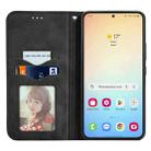 For Samsung Galaxy S25+ 5G Retro Skin Feel Magnetic Leather Phone Case(Black) - 3