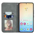 For Samsung Galaxy S25+ 5G Retro Skin Feel Magnetic Leather Phone Case(Gray) - 3