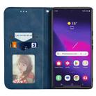 For Samsung Galaxy S25 Ultra 5G Retro Skin Feel Magnetic Leather Phone Case(Blue) - 3