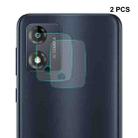 For Motorola Moto E13 2pcs ENKAY Hat-Prince 9H Rear Camera Lens Tempered Glass Film - 1