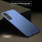 For Samsung Galaxy S25+ 5G MOFI Frosted PC Ultra-thin Hard Phone Case(Blue) - 2