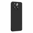 For OnePlus Ace Pro / 10R 5G  PINWUYO Sense Series Liquid Silicone TPU Phone Case(Black) - 1