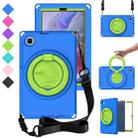 For Samsung Galaxy Tab A7 Lite T220/T225 2020 EVA Hybrid PC Shockproof Tablet Case with Frame(Blue) - 1