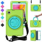 For Samsung Galaxy Tab A 8.0 T290/T295 2019 EVA Hybrid PC Shockproof Tablet Case with Frame(Grass Green) - 1