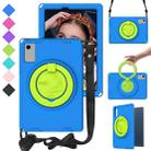 For Samsung Galaxy Tab A9+ 10.95 X210 EVA Hybrid PC Shockproof Tablet Case with Frame(Blue) - 1