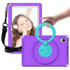 For Samsung Galaxy Tab S6 Lite 2024 EVA Hybrid PC Shockproof Tablet Case with Frame(Purple) - 2