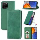 For Huawei Nova Y61 Retro Skin Feel Magnetic Flip Leather Phone Case(Green) - 1
