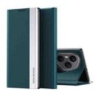 For Honor 400 Pro Global 160.8mm Side Electroplated Adsorption Leather Phone Case(Green) - 1