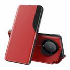 For Honor Magic5 Lite Attraction Flip Holder Leather Phone Case(Red) - 1