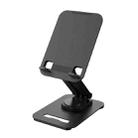 K29 Foldable Lazy Desk Mobile Phone Tablet Stand(Black) - 1