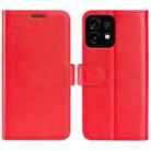 For Motorola Moto X40 R64 Texture Horizontal Flip Leather Phone Case(Red) - 1