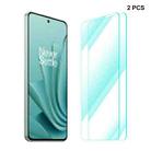 For OnePlus Ace 2V 2pcs ENKAY Hat-Prince 0.26mm 9H 2.5D High Aluminum-silicon Tempered Glass Film - 1