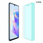 For Honor X7A 5pcs ENKAY Hat-Prince 0.26mm 9H 2.5D High Aluminum-silicon Tempered Glass Film - 1