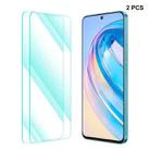 For Honor X8A 2pcs ENKAY Hat-Prince 0.26mm 9H 2.5D High Aluminum-silicon Tempered Glass Film - 1